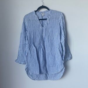 L.L. Bean linen top